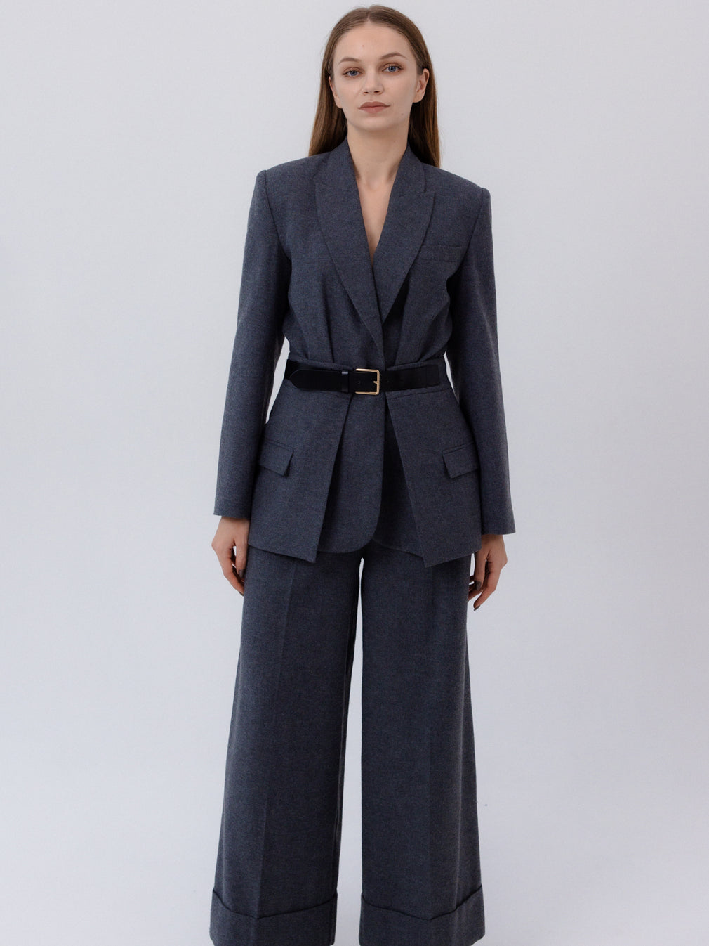Pantaloni Timeless cu Manseta