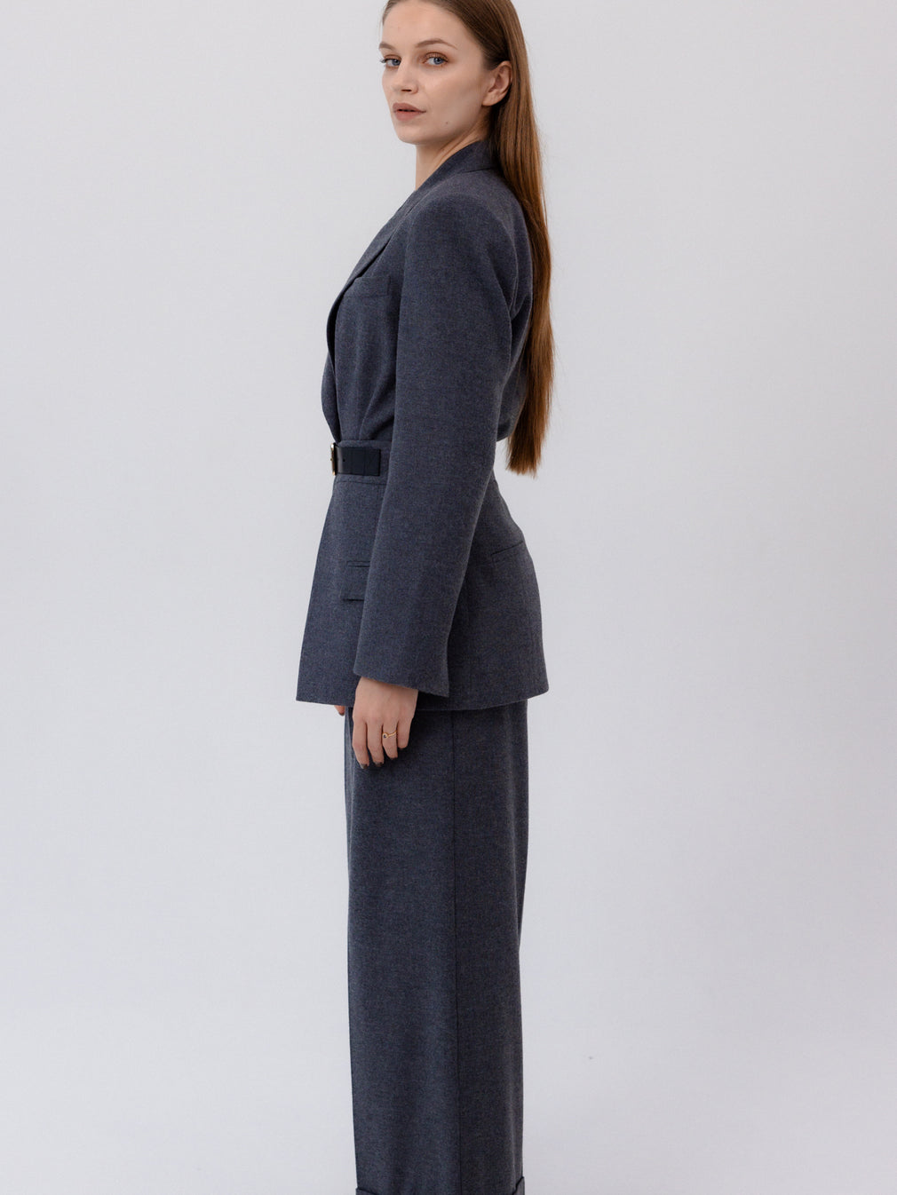 Pantaloni Timeless cu Manseta